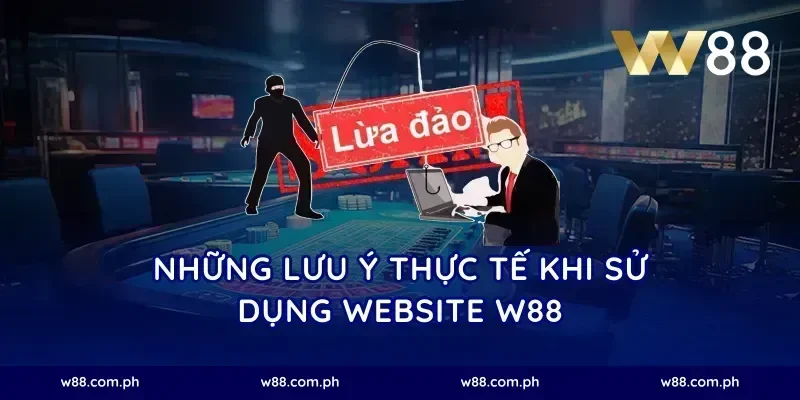Những Lưu Ý Thực Tế Khi Sử Dụng Website W88