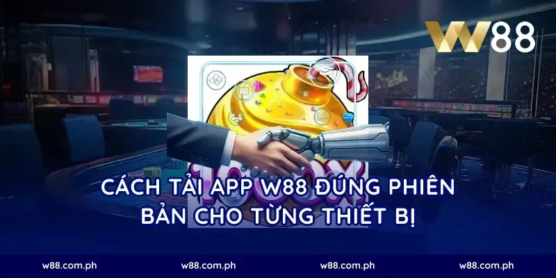 Cách tải app W88 đúng phiên bản cho từng thiết bị